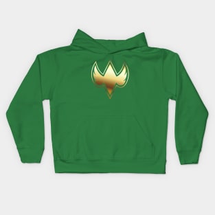 PR Ninja Storm Green Super Samurai Ranger Kids Hoodie